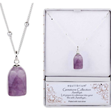 Equilibrium Amethyst Gemstone Necklace