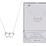 Equilibrium Elegance Entwined Heart Necklace