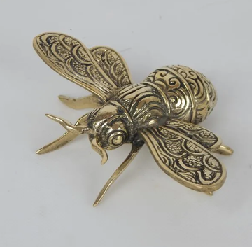 Brass Bee - 9.5cm x 13cm (Large)
