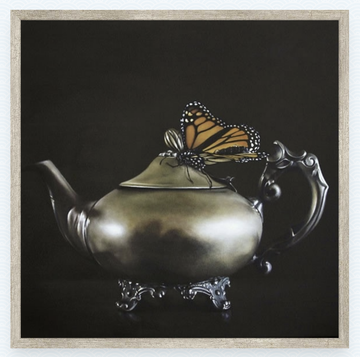 Teapot And Monarch - Metallic Box Frame