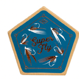 Ceramic Fishing Coasters (Set of 4)