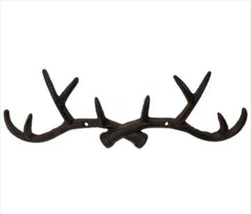Stag Antler Cast Iron Hook