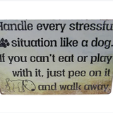 Art Tin - Dog Stress