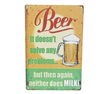 Art Tin - Beer Milk