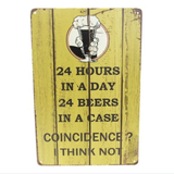 Art Tin - Beer Hours Sign
