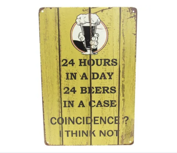 Art Tin - Beer Hours Sign