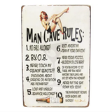 Art Tin - Man Cave Rules