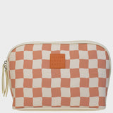 Wavy Plaid Rust - Zipover