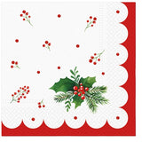Holly In The Frame - Napkins