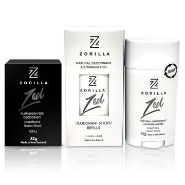 Zed Natural Deodorant Stick & Refill