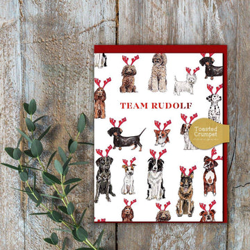 Team Rudolf - Christmas Mini Card