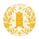 Bee Friendly Round Dishcloth