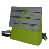 Ponga Green & Grey Green - Ecofelt Backpack