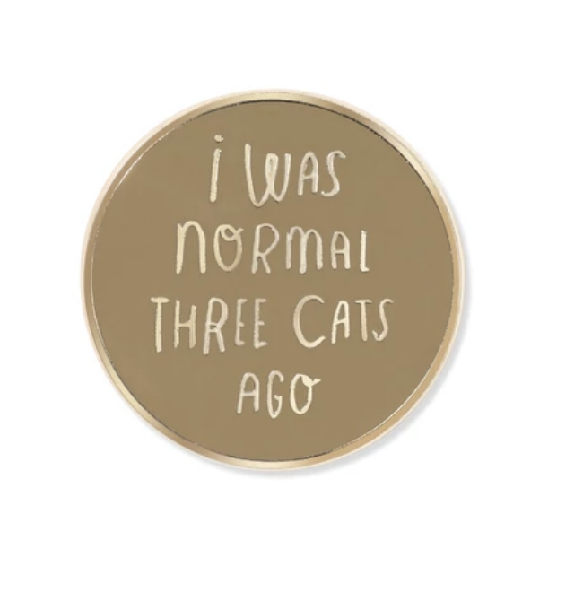 Normal 3 Cats Ago Enamel Pin