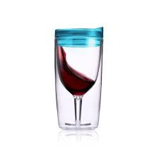 Spill-proof Wine Sippy Cup - Blue