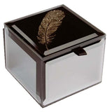 Bling Mini Trinket Box Feather