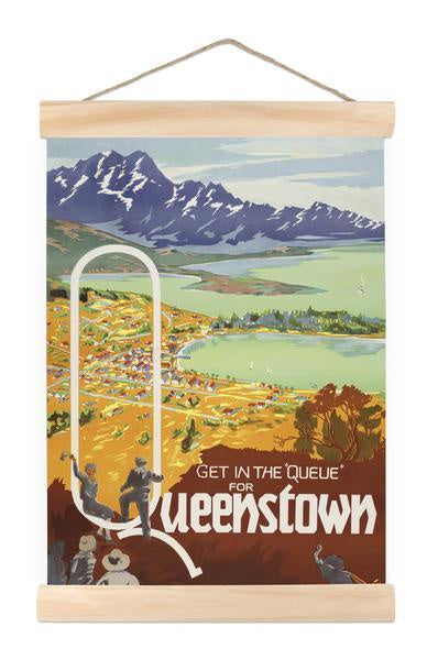 Queue for Queenstown - Mini Wall Chart