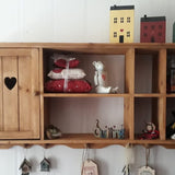 Vintage Heart Shelf & Cupboard