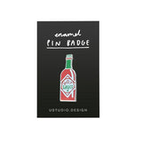 Hot Sauce Enamel Pin