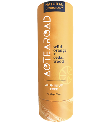 AoteaRoad Natural Deodorant - Wild Orange & Cedarwood