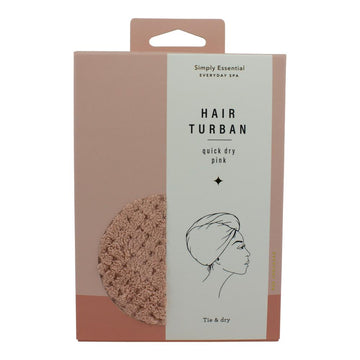Quick Dry Hair Turban - Pink