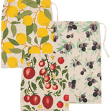 Mediterranean Produce Bags - Set of 3