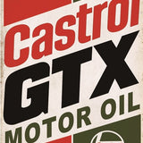 Castrol Oil Metal Wall Art