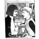 Wine & Woman - Tea Towel