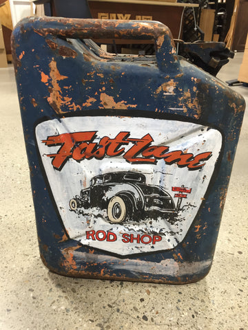 Fast Lane - Hand Painted Jerry Can