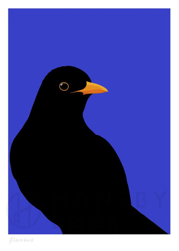 Blackbird (Purple) Keytag