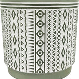 Corby Aztec Planter Green Lg 15cm