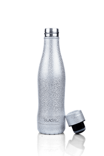 Glacial Bottle - Silver Glitter 400mm