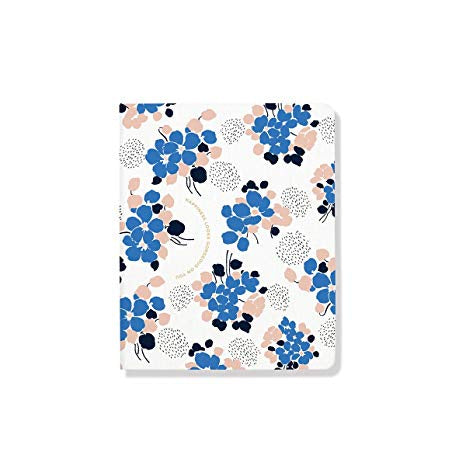 Blue Bouquet Paperback Padfolios With Pen