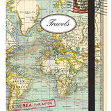 Map Travels Small Notebook