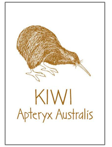 Brown Kiwi - Tea Towel