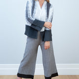 Two Tone Jacket Polyamide Black/White