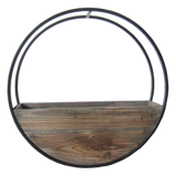 Circle Wall Planter Brown 40cm