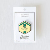 Tramping Enamel Pin