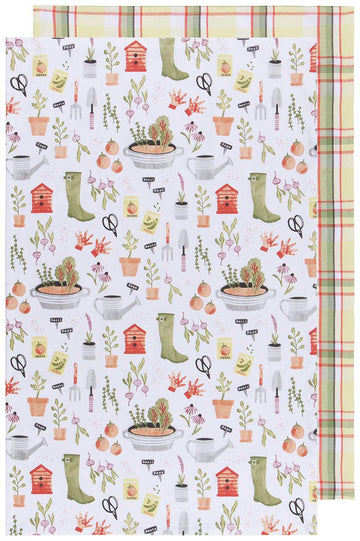Garden Tea Towel Set/2