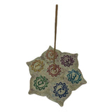 Chakra Lotus Soapstone Incense Holder
