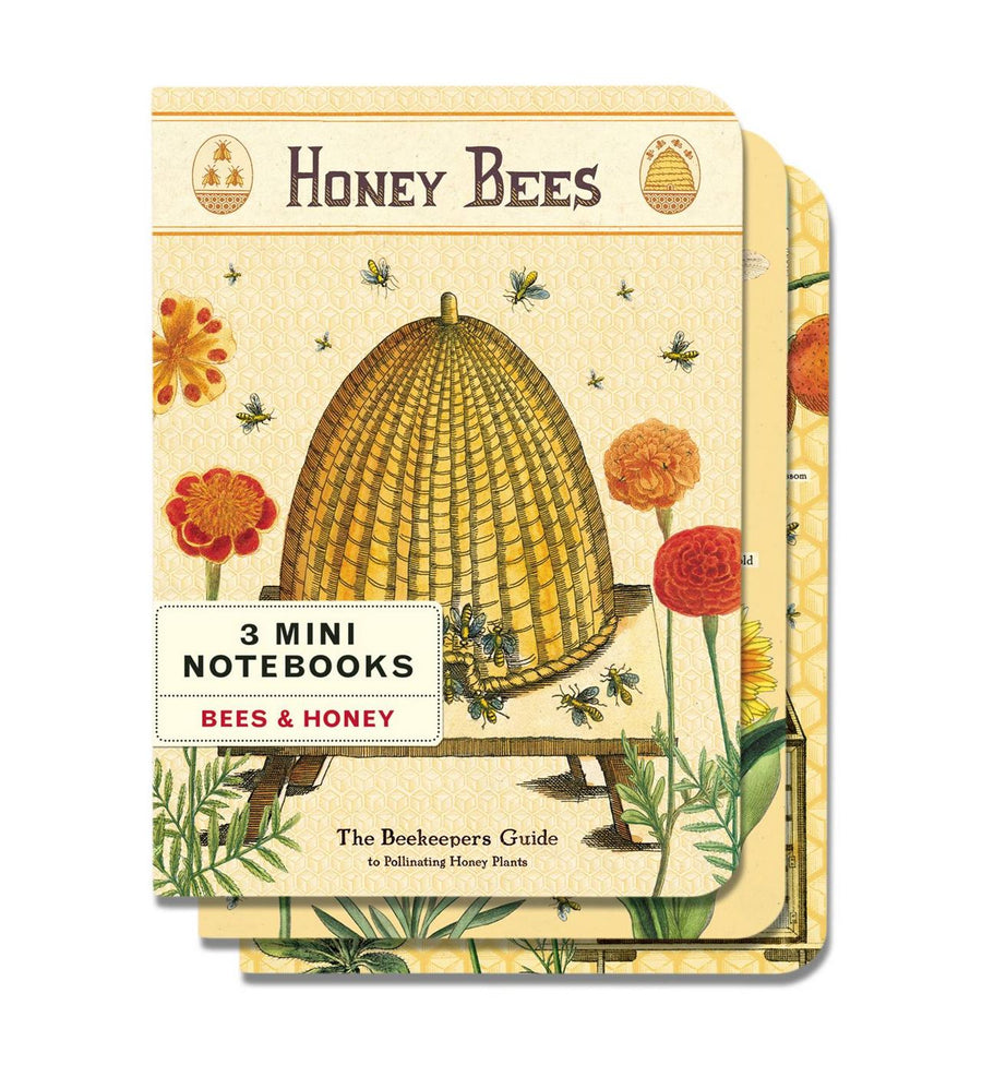 Bees & Honey Notebooks Mini Set of 3