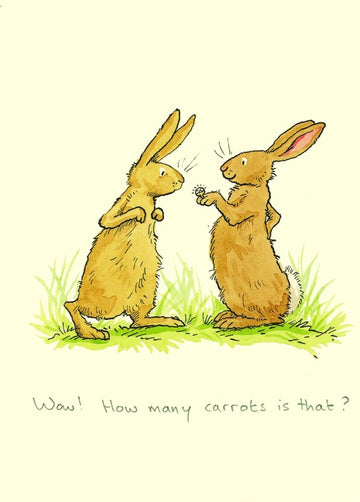 Wow...How Many Carrots - Card