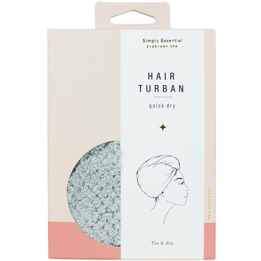 Quick Dry Hair Turban - Grey