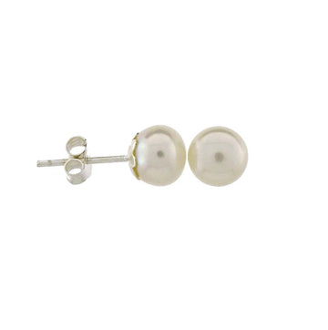 Pearl Stud Earrings - 7.5mm