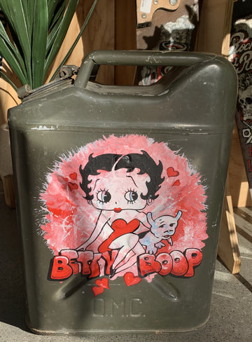 Hand Painted Jerry Can - Betty Boop