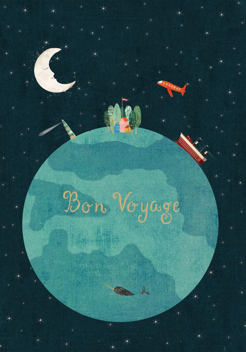 Bon Voyage World Travel - Leaving Card