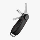 Orbitkey 2.0 Crazy Horse Leather - Black/Red