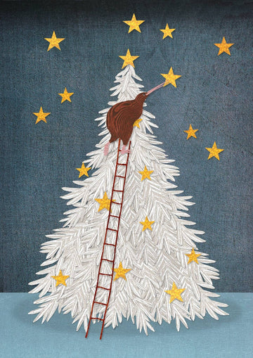Christmas Tree Stars - Christmas Card
