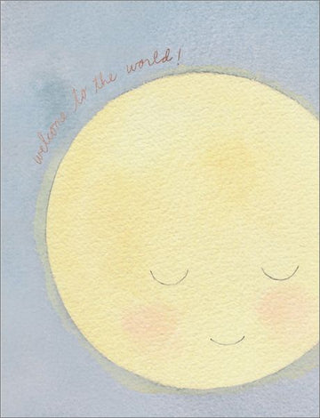 Baby Moon Foil Card