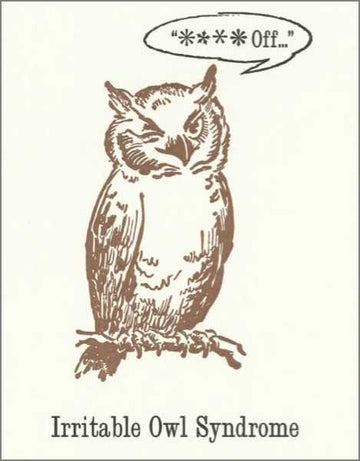 Irritable Owl Syndrome Card